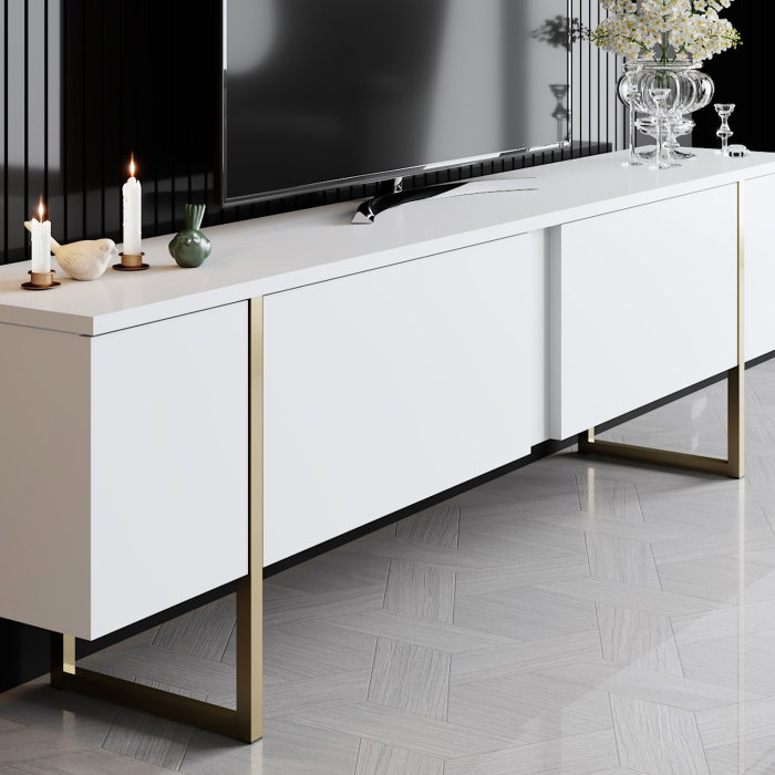 Comoda TV LUXE, 180x30x50 cm [4]