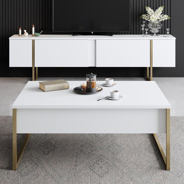 Comoda TV LUXE, 180x30x50 cm [5]