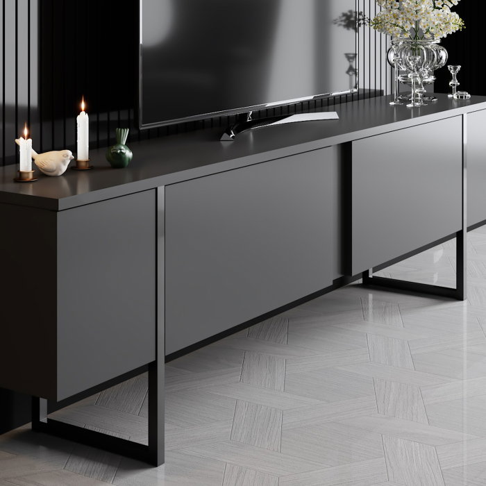 Comoda TV LUXE, 180x30x50 cm [4]