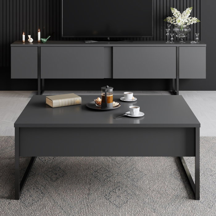 Comoda TV LUXE, 180x30x50 cm [5]