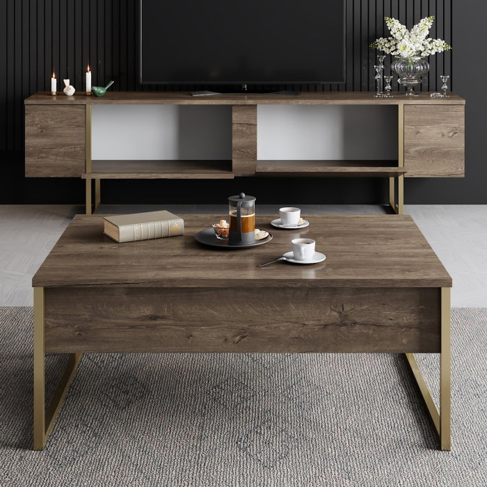 Comoda TV LUXE, 180x30x50 cm [6]