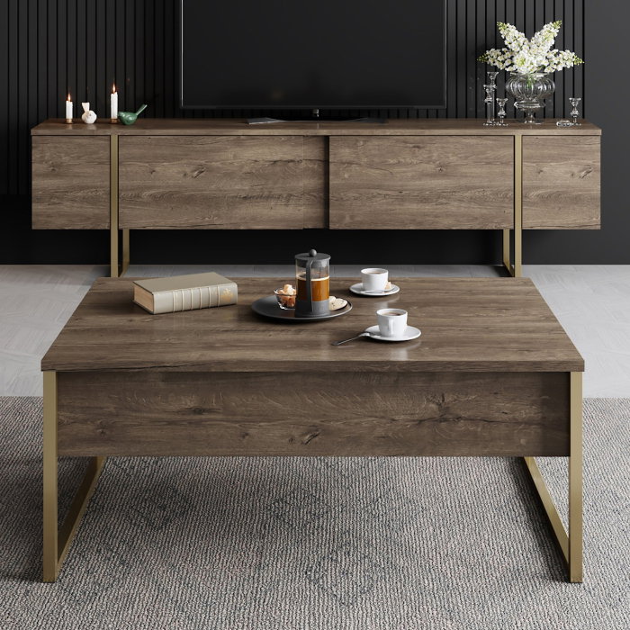 Comoda TV LUXE, 180x30x50 cm [5]
