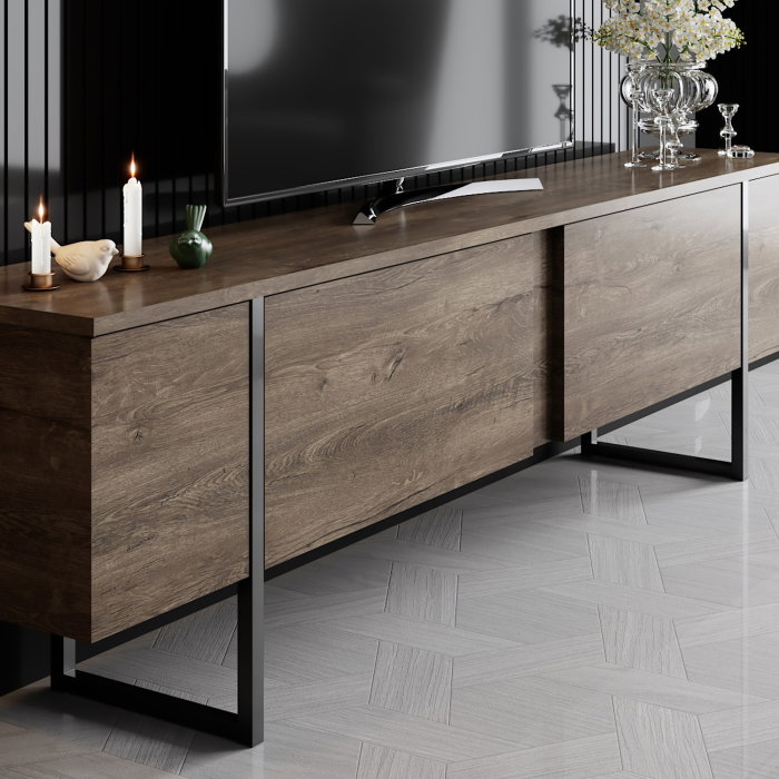 Comoda TV LUXE, 180x30x50 cm [4]