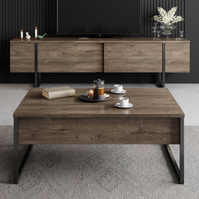 Comoda TV LUXE, 180x30x50 cm [5]