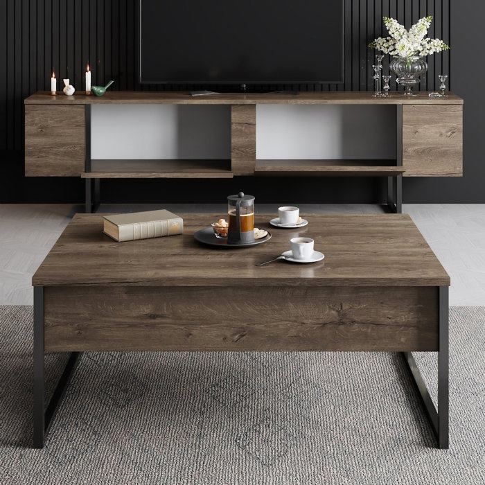 Comoda TV LUXE, 180x30x50 cm [6]