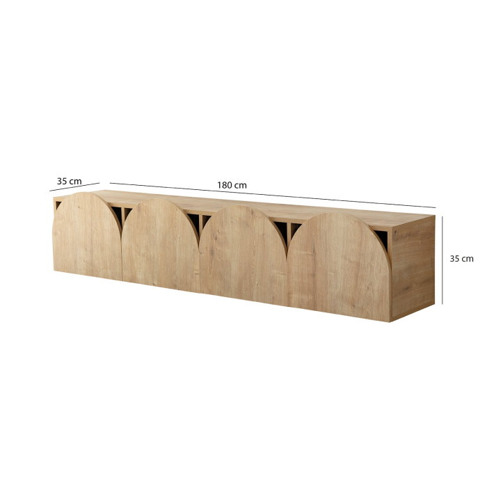 Comoda TV MESTA, 180x35x35 cm [7]