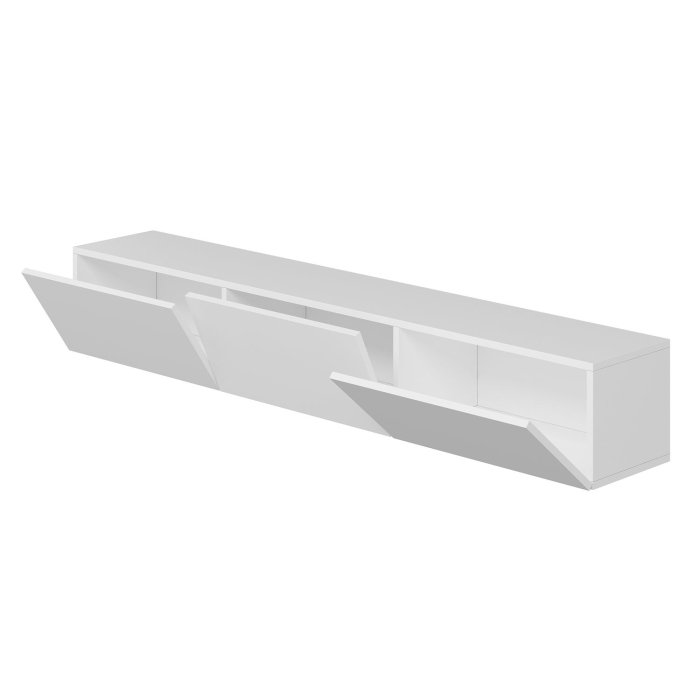 Comoda TV RIGEL, suspendata, 3 usi, 180x32x30 cm [8]