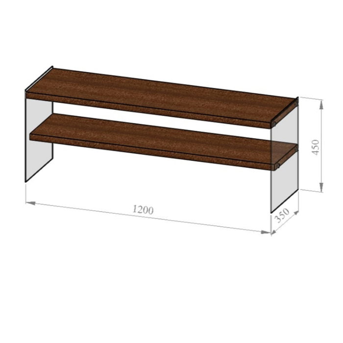 Comoda TV TV103, 120x35x45 cm [7]