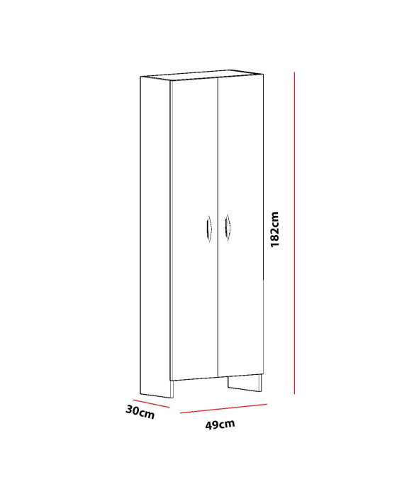 Dulap ATLANTIS, 49x30x182 cm [4]