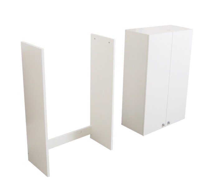 Dulap masina de spalat, 2 usi, alb, 64x30x195 cm [5]