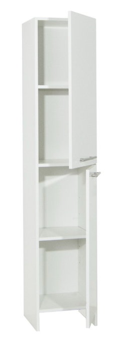 Dulap baie seria 017, 2 usi, alb, 35x31.6x170 cm [3]