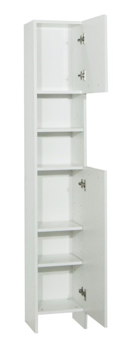 Dulap baie seria 018, 2 usi, alb, 30x24.6x170 cm [3]