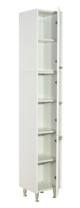 Dulap baie seria 020, 3 usi, alb, 30x30x180 cm [3]