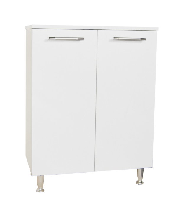 Dulap baie, 2 usi, alb, 60x30x80 cm [2]