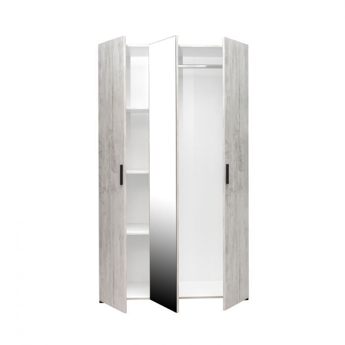 Dulap Econo cu 3 usi si bara haine pentru dormitor - ExpoMob [2]