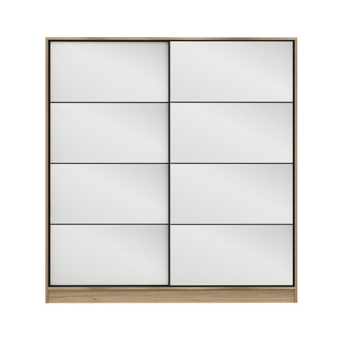 Dulap KALE, usi glisante, oglinda, 180x52x210 cm [1]