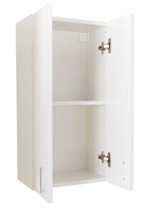 Dulap baie suspendat PROFI, 2 usi, montat, alb, 35x21.5x68 cm [3]