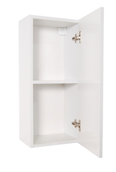 Dulap baie suspendat PROMO, 1 usa, oglinda, alb, 30x21.5x68 cm [3]