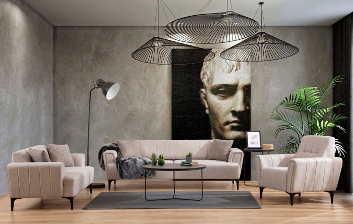 Fotoliu fix HAMLET, 90x95x77 cm [4]