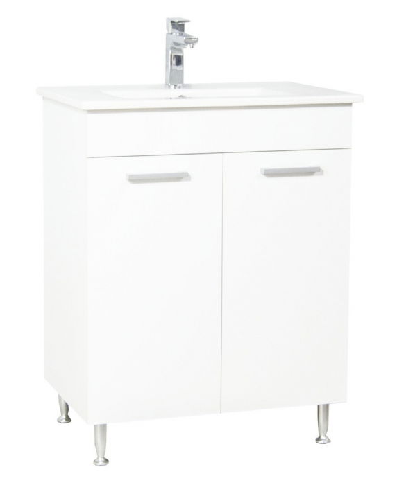 Set Baza si Lavoar seria 067, 60 cm, alb