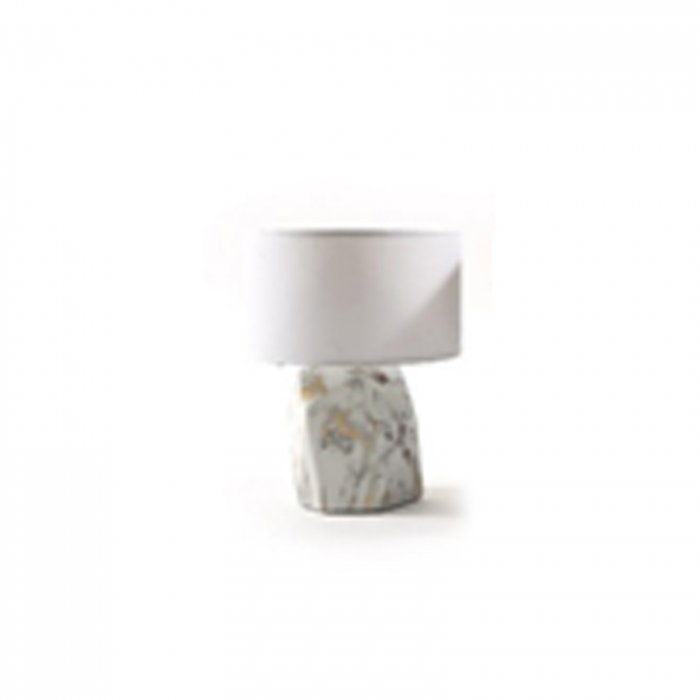 Lampa cu baza ceramica, MARBLE, diametru 20 cm, inaltime 34 cm - ExpoMob [1]