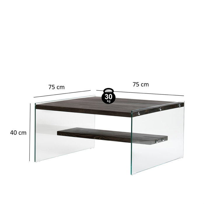 Masuta de cafea AQUA, 75x75x40 cm [7]