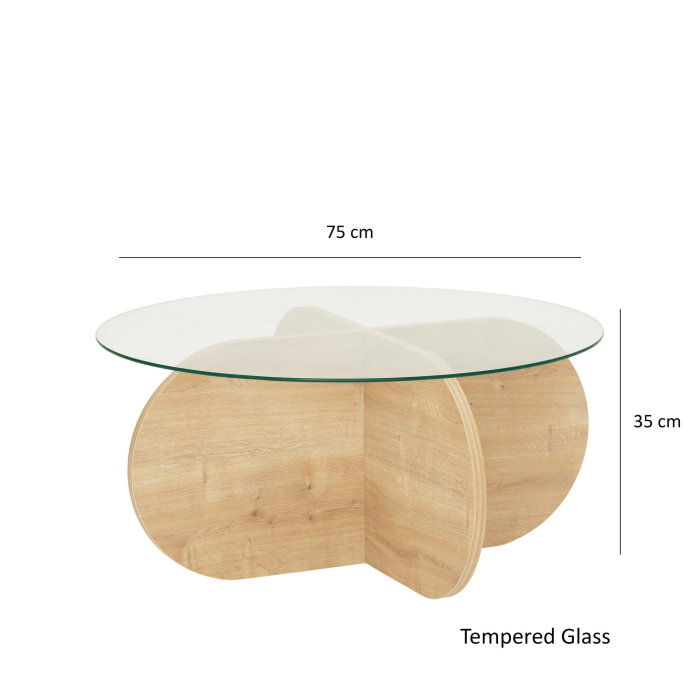 Masuta de cafea BUBBLE, 75x75x35 cm [10]