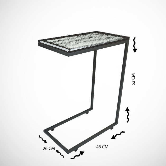 Masuta de cafea CALLEN, 46x26x62 cm [6]
