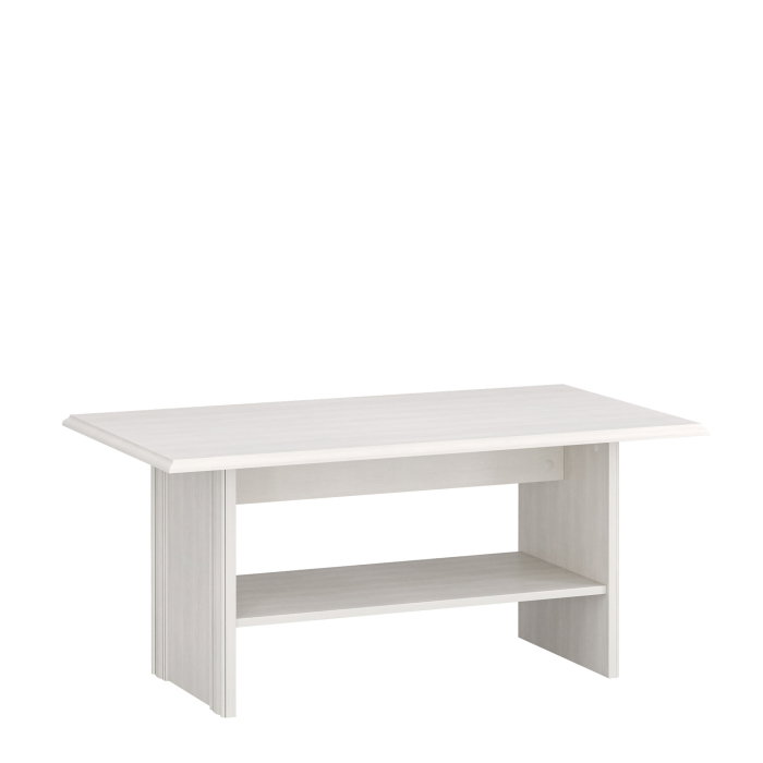 Masuta de cafea cu polita TIFFANY II, crem fineline, 110x60x50 cm [1]