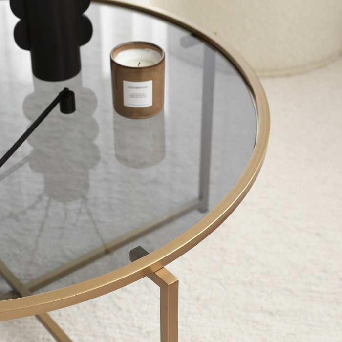 Masuta de cafea GOLD SUN, 83x83x40 cm [7]