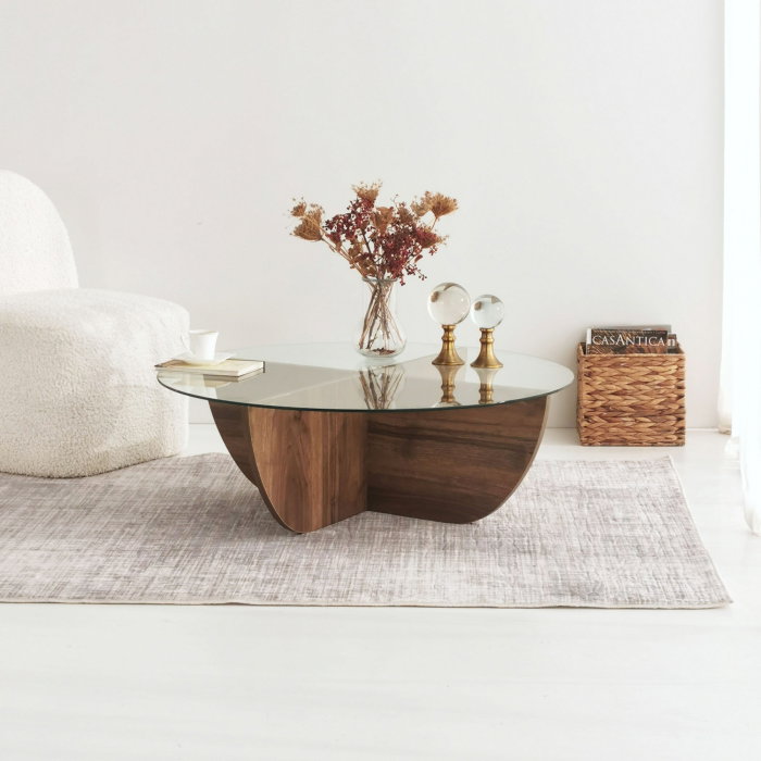 Masuta de cafea LILY, 90x90x30 cm [3]
