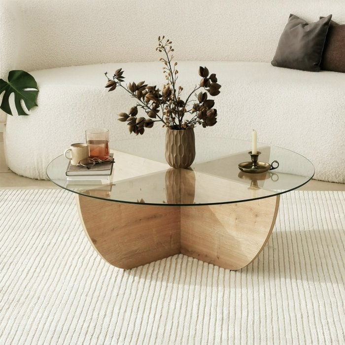 Masuta de cafea LILY, 90x90x30 cm [2]