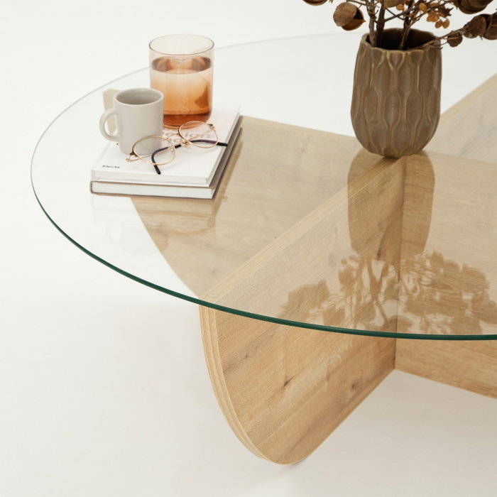 Masuta de cafea LILY, 90x90x30 cm [8]