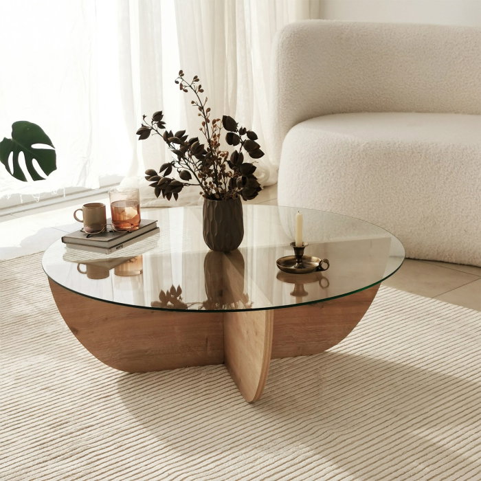 Masuta de cafea LILY, 90x90x30 cm [3]