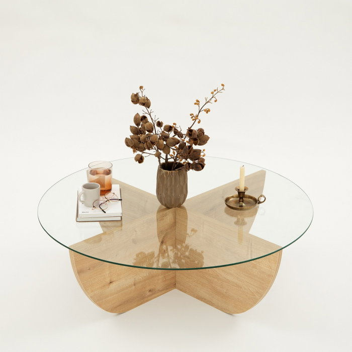 Masuta de cafea LILY, 90x90x30 cm [10]