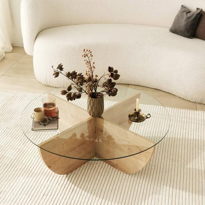 Masuta de cafea LILY, 90x90x30 cm [5]