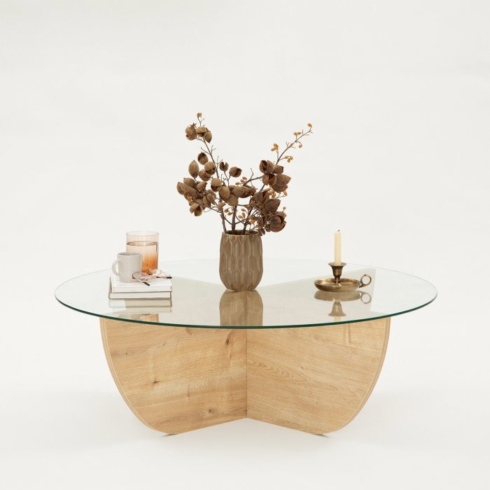 Masuta de cafea LILY, 90x90x30 cm [9]