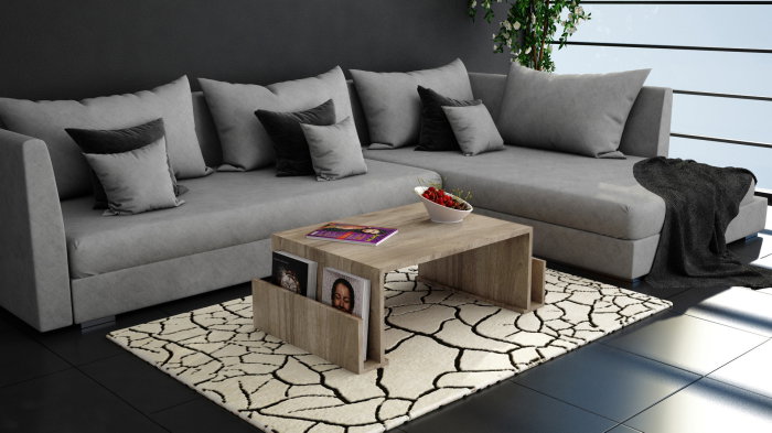 Masuta de cafea MAGAZIN, 95x60x36,8 cm [2]