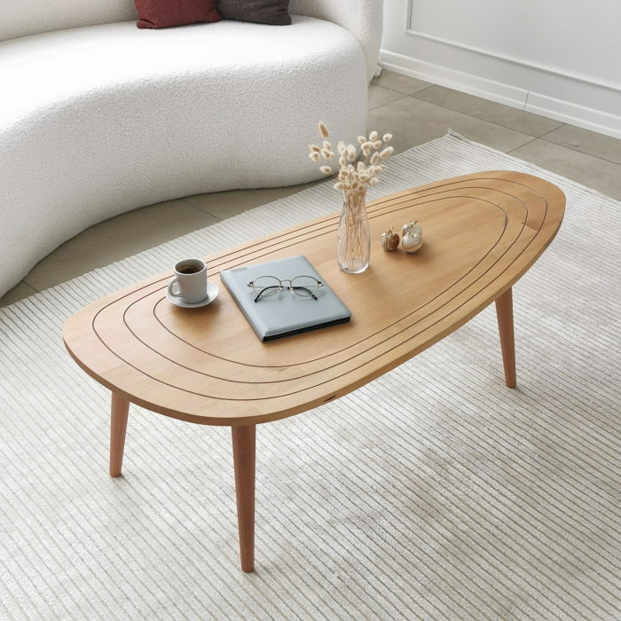 Masuta de cafea SWEET, tec, 115x50x38 cm [6]