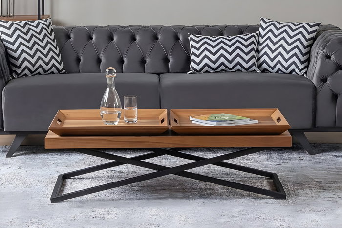 Masuta de cafea TOWLY, 120x60x42 cm [8]