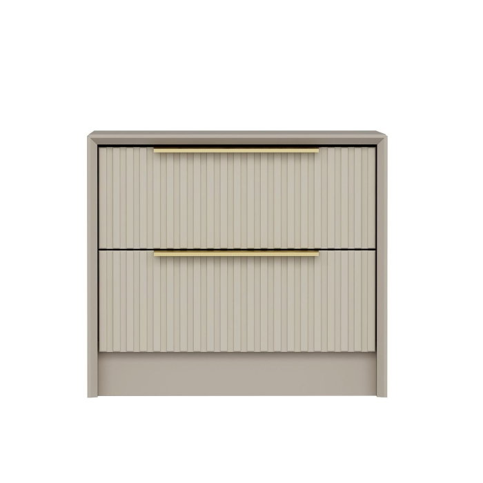 Noptiera KALE LUXE, 2 sertare, 53x45x45 cm [4]