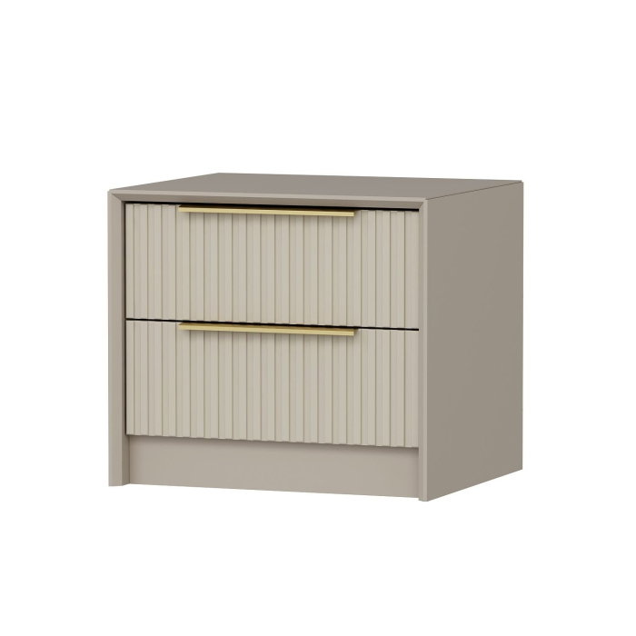 Noptiera KALE LUXE, 2 sertare, 53x45x45 cm [5]