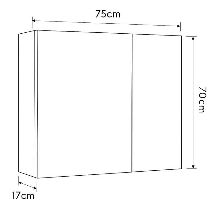 Oglinda cu iluminare LED ALEXA, alb, 75x70 cm [7]