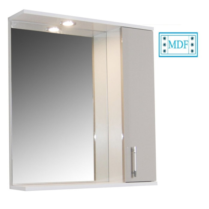 Oglinda seria 020, front MDF, taupe, 65x71 cm [2]