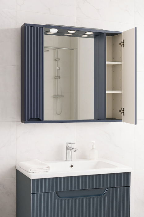 Oglinda seria 033, front MDF, antracit, 80 cm [2]