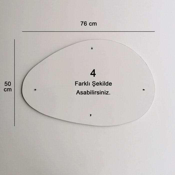 Oglinda PORTO, 76x2,2x50 cm [9]