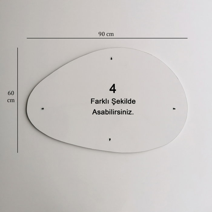 Oglinda PORTO, 90x1,2x60 cm [10]