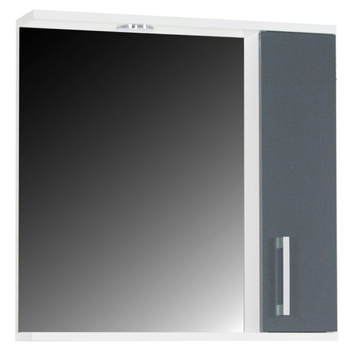 Oglinda PROMO, antracit, 60x60 cm