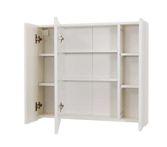 Oglinda cu iluminare LED, SERENA, alb, 80x68 cm [3]