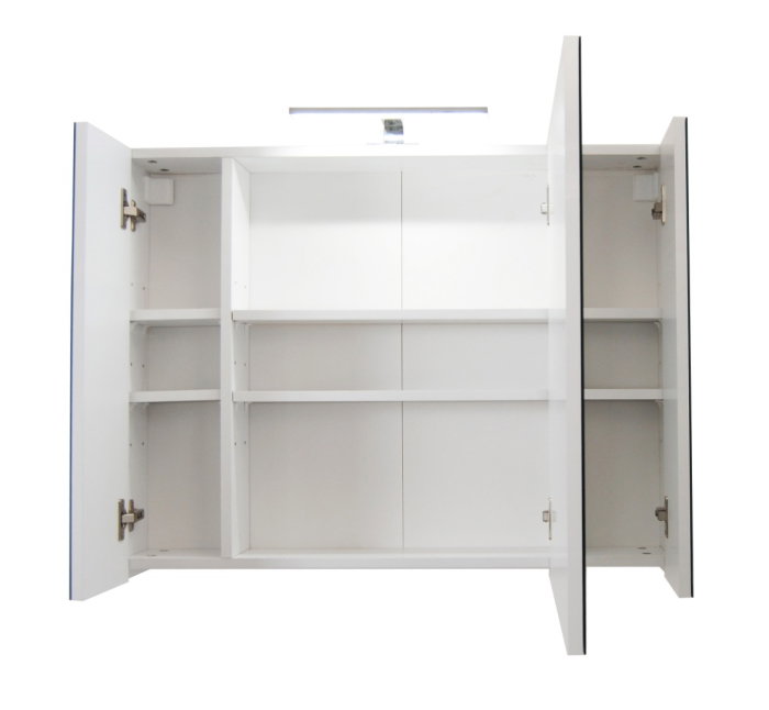 Oglinda cu iluminare LED, SERENA, alb, 90x68 cm [3]